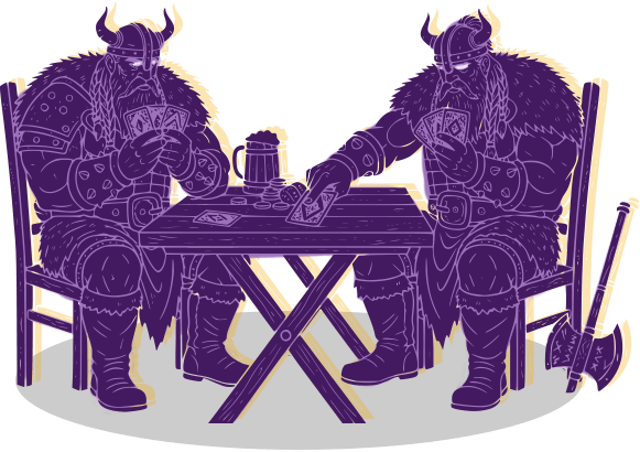 Barbarians playing Cards