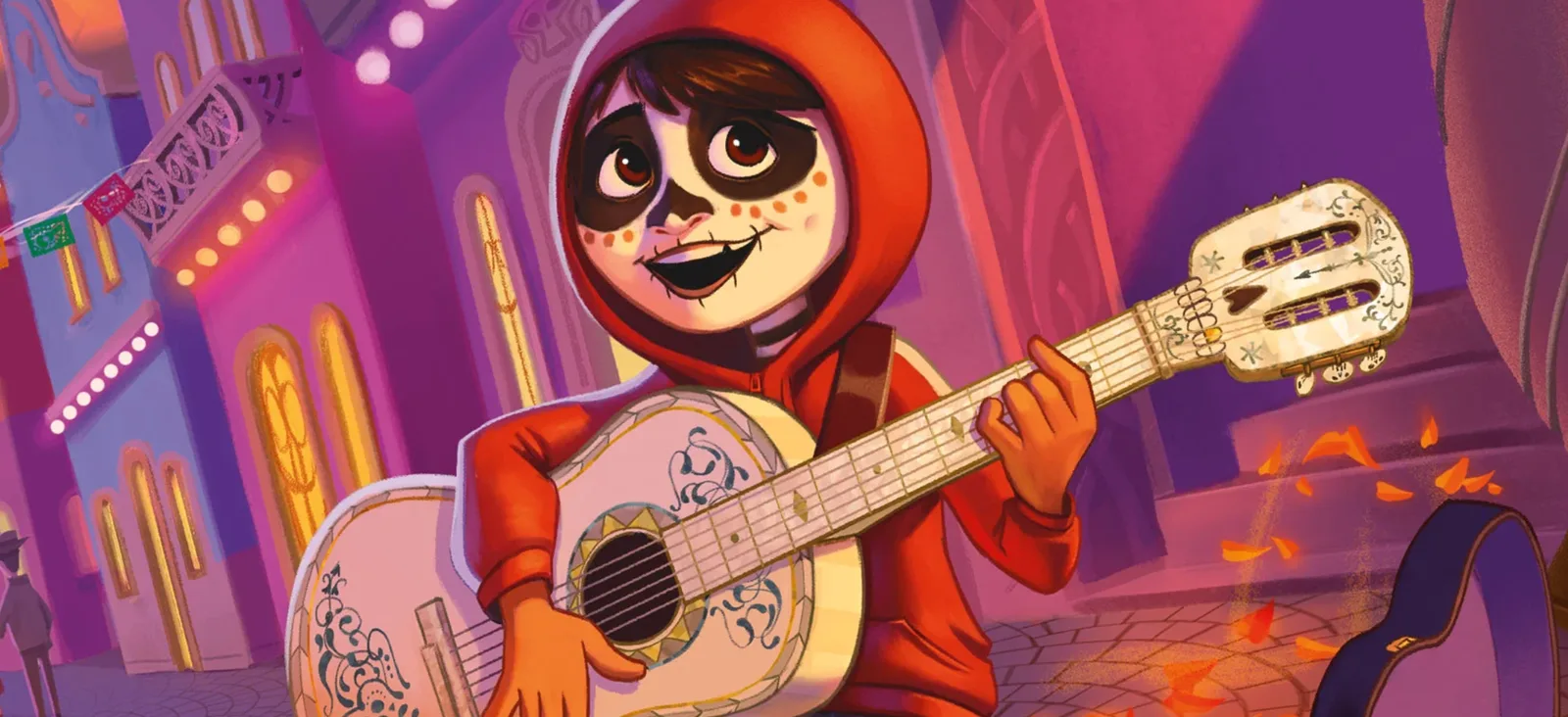 Coco musical parade artwork in Hyperia City