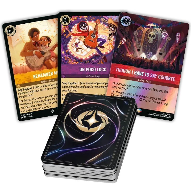 Disney Lorcana Hyperia City promotional cards