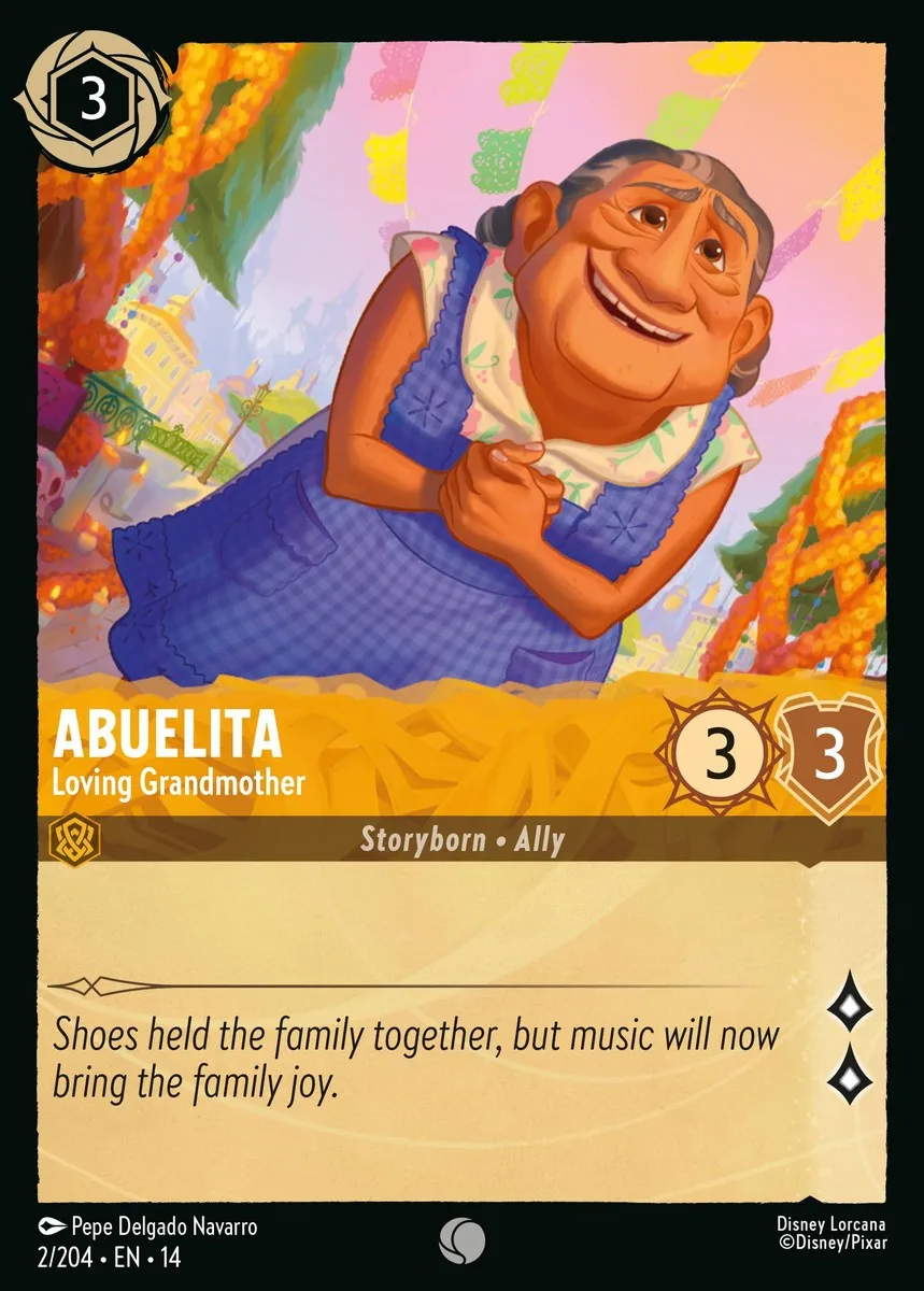 Abuelita Loving Grandmother Disney Lorcana card