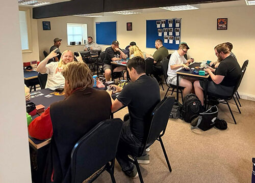 A busy game night at Ravenspire Games